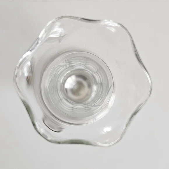 Vintage Watrous Sterling Silver Base Bud Vase Etched Glass Floral Vase 6.5" - Picture 5 of 11